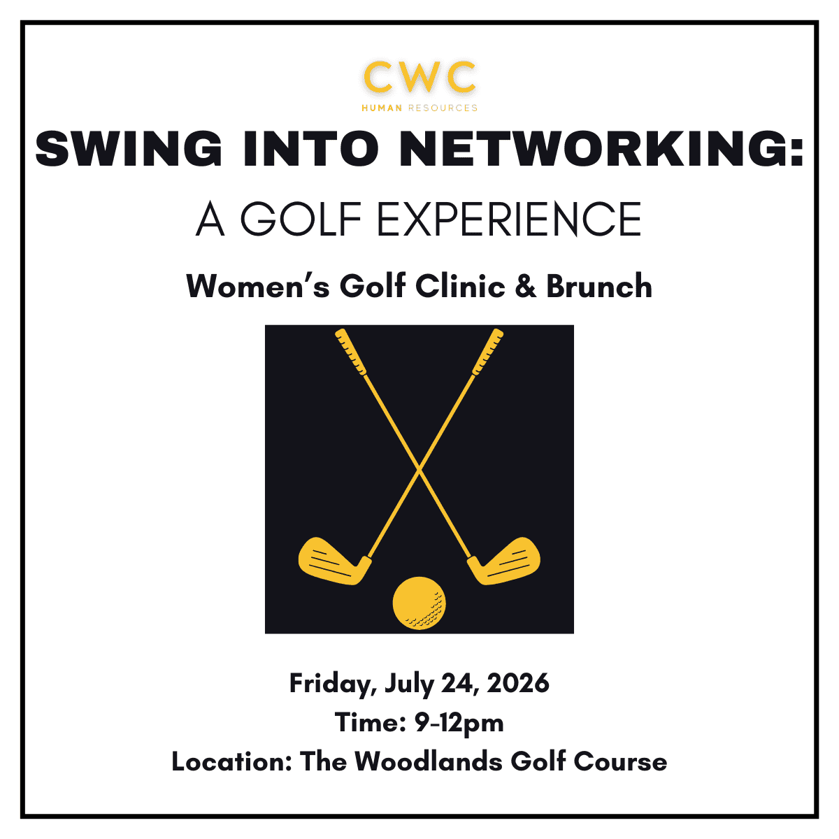 Golf Clinic July 2026